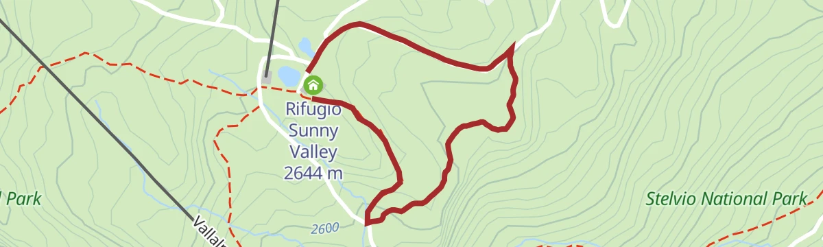 Route map: Stelvio Family Trek: Sunny Valley - Marmotte Trail